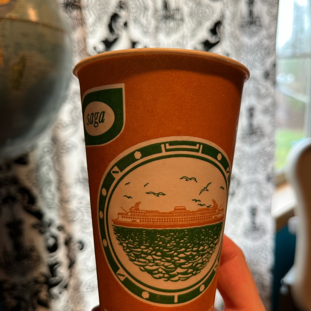 Vintage Washington State Ferry Cups